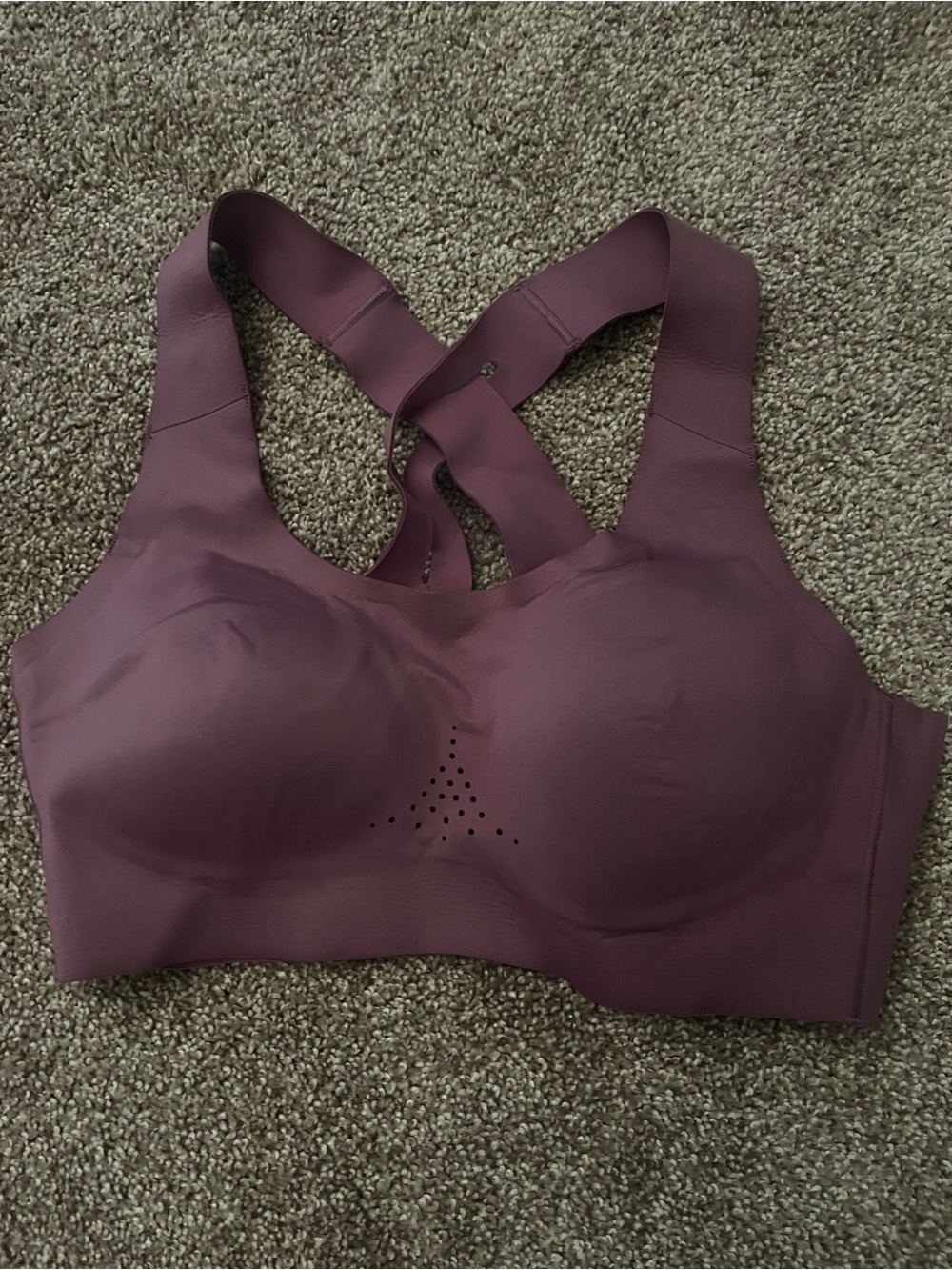 Brooks Padded Sports Bra - Plum